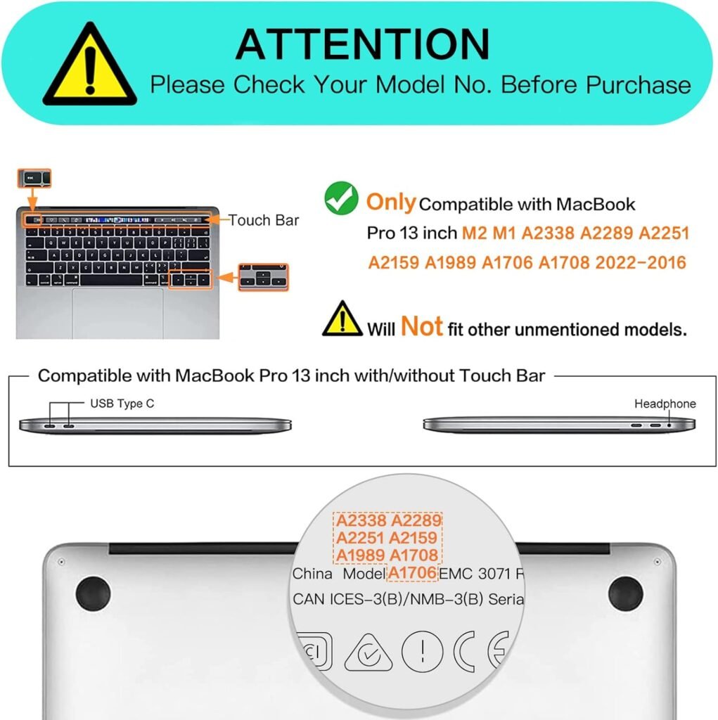 MOSISO Compatible with MacBook Pro 13 inch Case M2 2024, 2023, 2022-2016 A2338 M1 A2251 A2289 A2159 A1989 A1708 A1706, Plastic Hard Shell Case  Keyboard Cover Skin  Webcam Cover, Rose Quartz